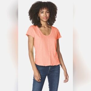 *FINAL SALE* NWT Bobi Double V-Neck Tee